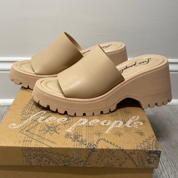Free People Shoes - Brand new with box Free People Winona Wedge sandals